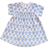 Pink Sea Turtle Swing Dress - HoneyBug 