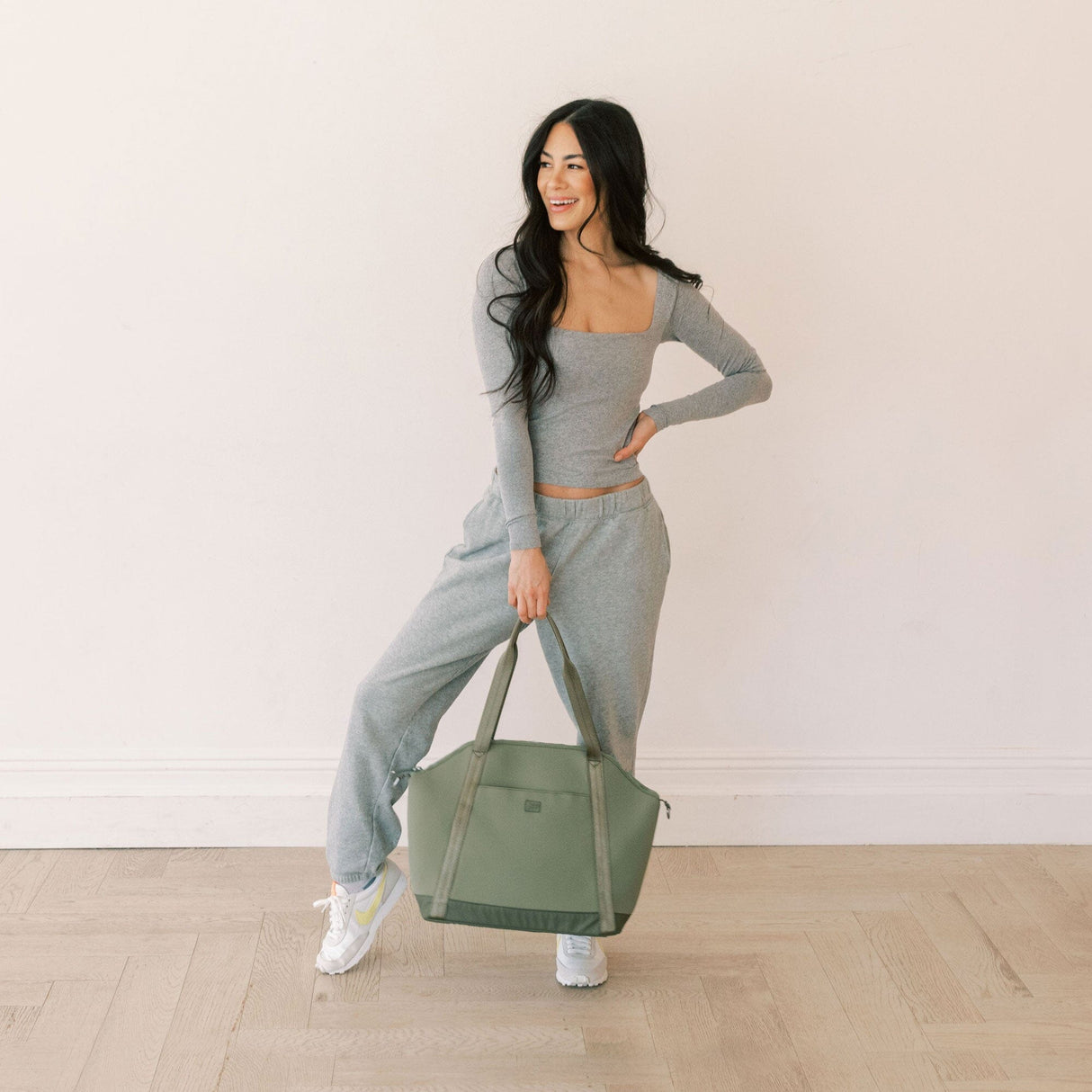 Sage Seoul Neoprene Tote - HoneyBug 