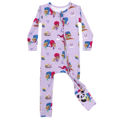 Shimmer and Shine Bamboo Convertible Footie - HoneyBug 