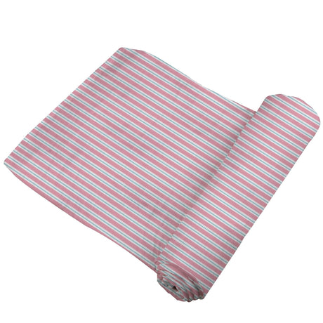 Candy Stripe Bamboo Muslin Swaddle - HoneyBug 