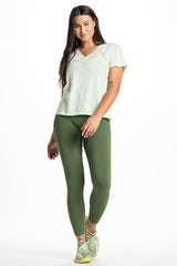 Snapback™ Postpartum Leggings - Olive - HoneyBug 