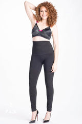 Snapback™ Postpartum Leggings - Black - HoneyBug 