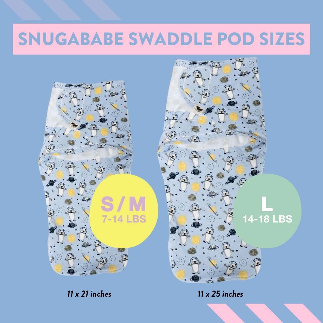 Snugababe Swaddle™ Sleep Pod - Space Bears