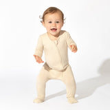 Oat Bamboo Convertible Footie - HoneyBug 