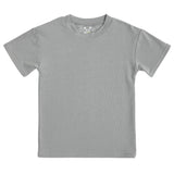 Stormy Grey Bamboo Terry Kids Oversized T-Shirt - HoneyBug 