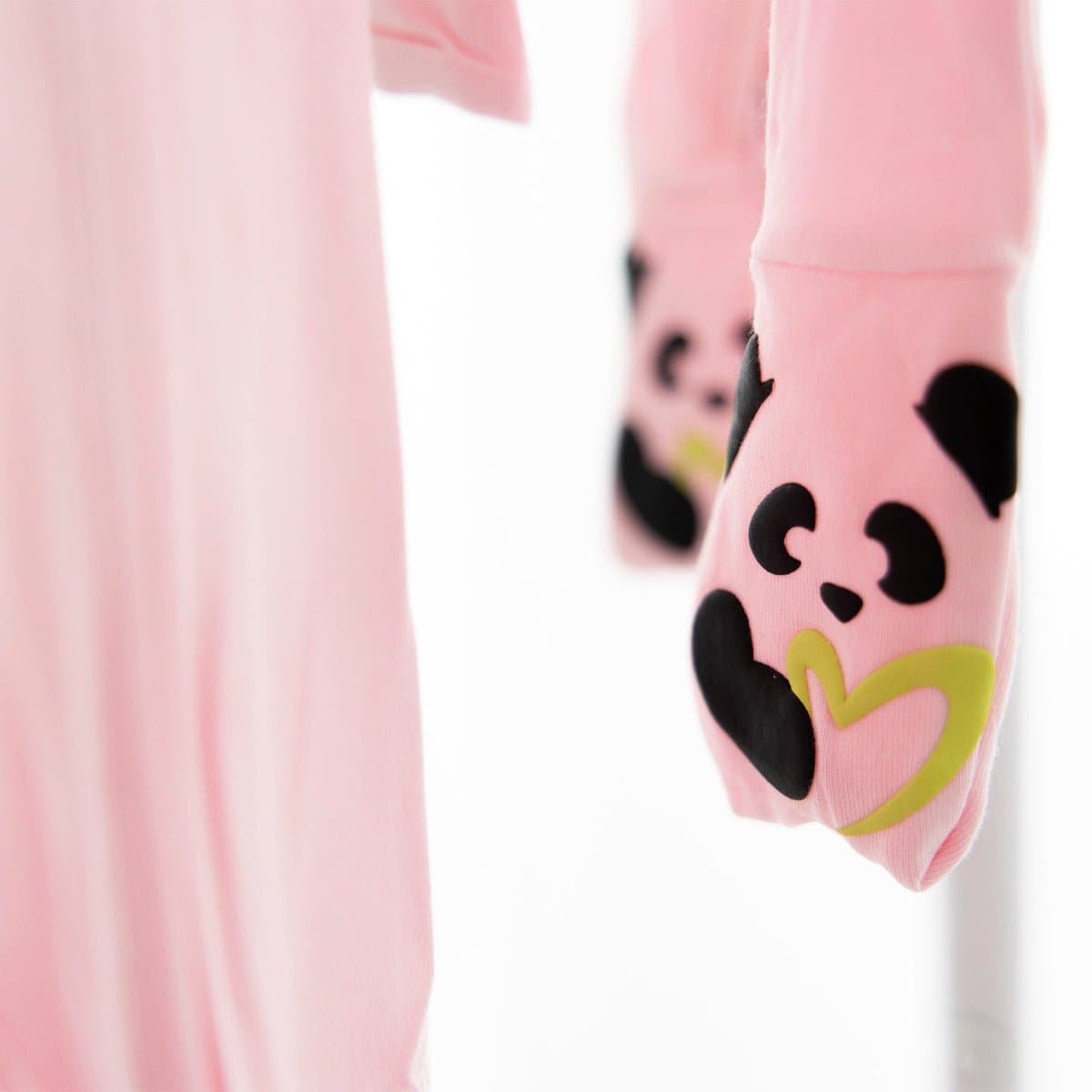 Blush Pink Bamboo Convertible Footie - HoneyBug 