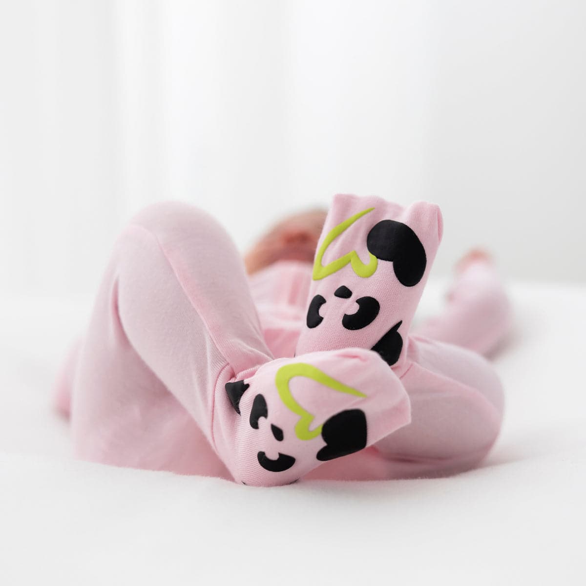 Blush Pink Bamboo Convertible Footie - HoneyBug 