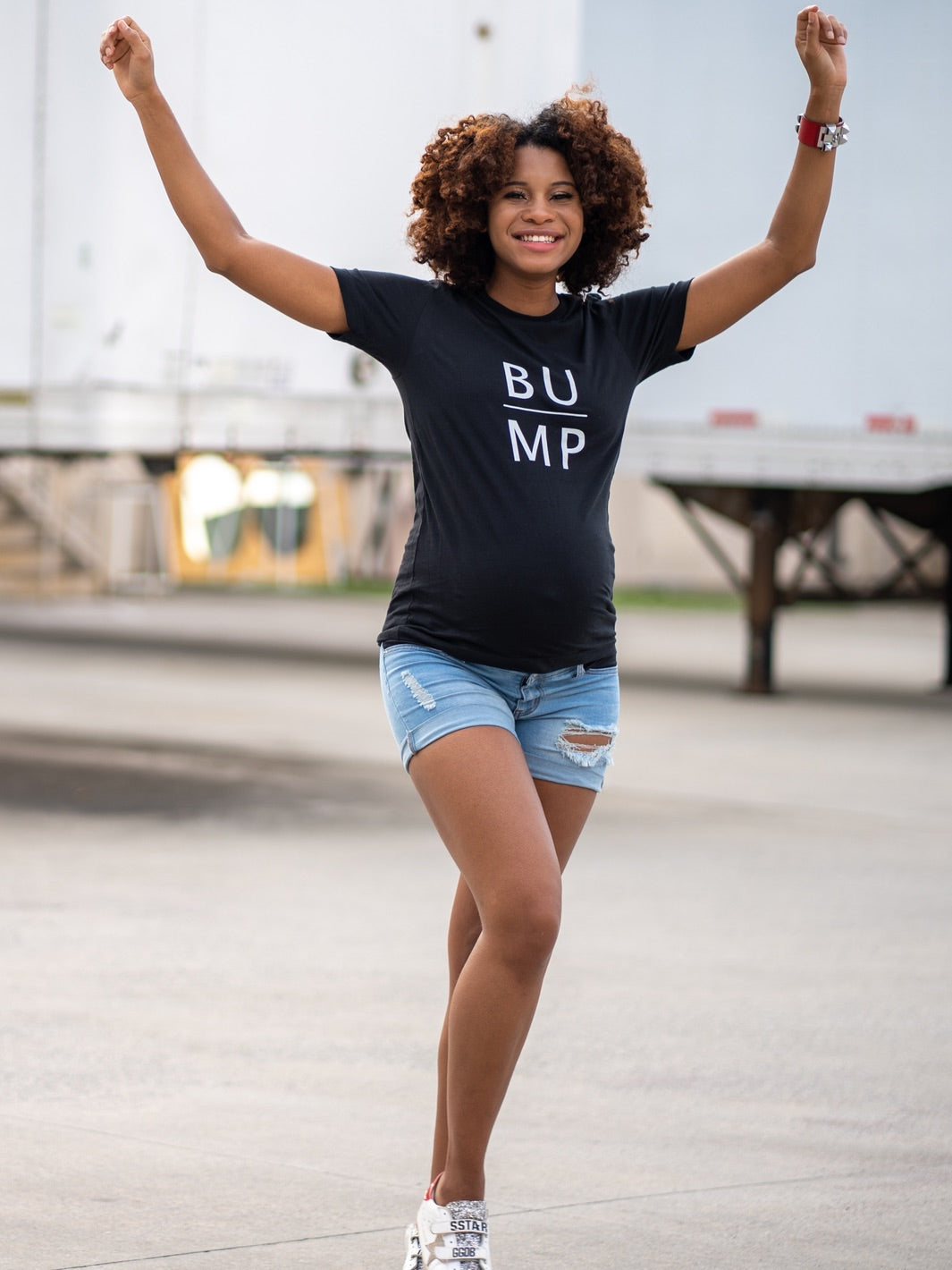 Soma Maternity Jean Shorts - HoneyBug 