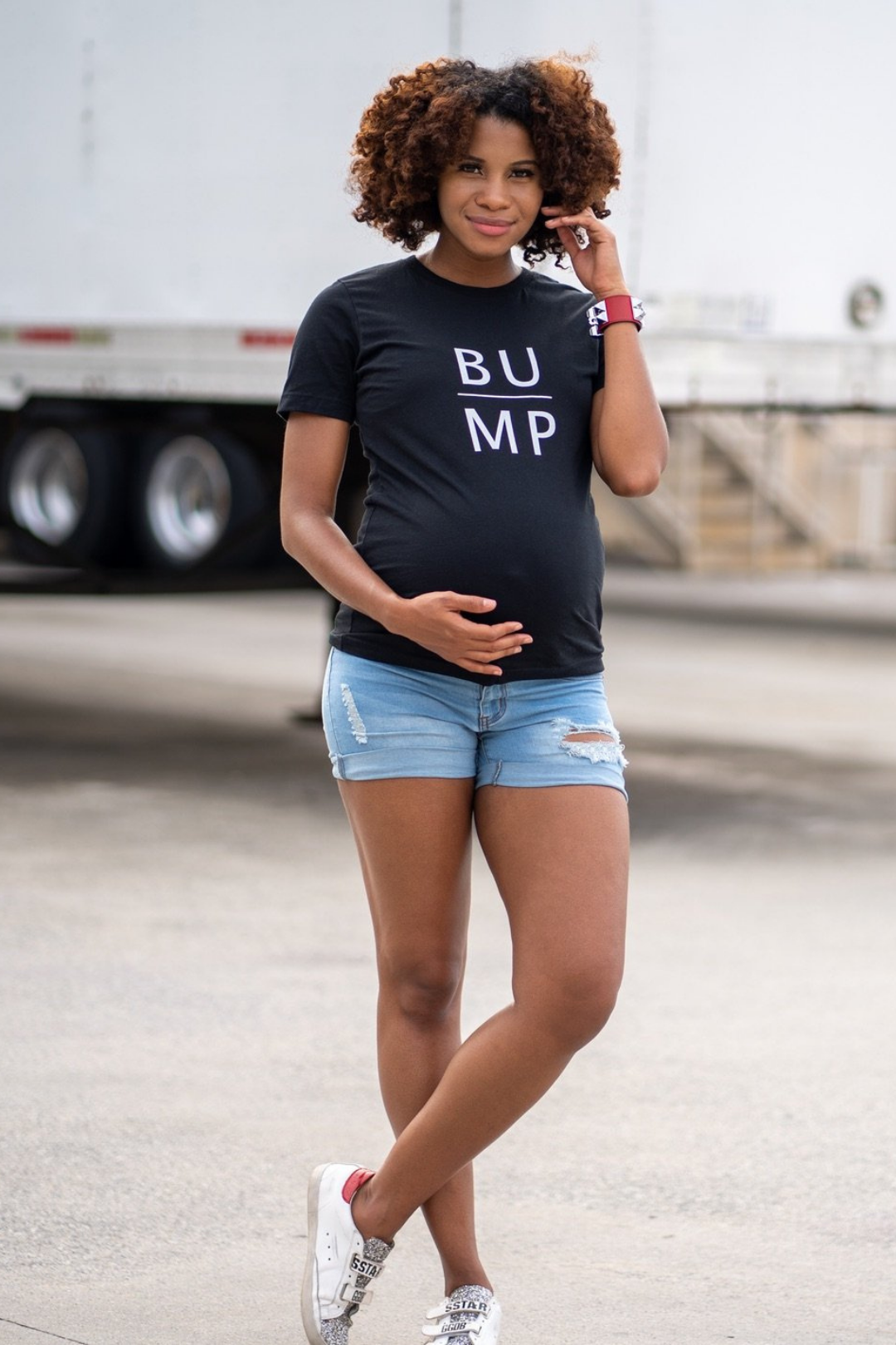 Soma Maternity Jean Shorts - HoneyBug 