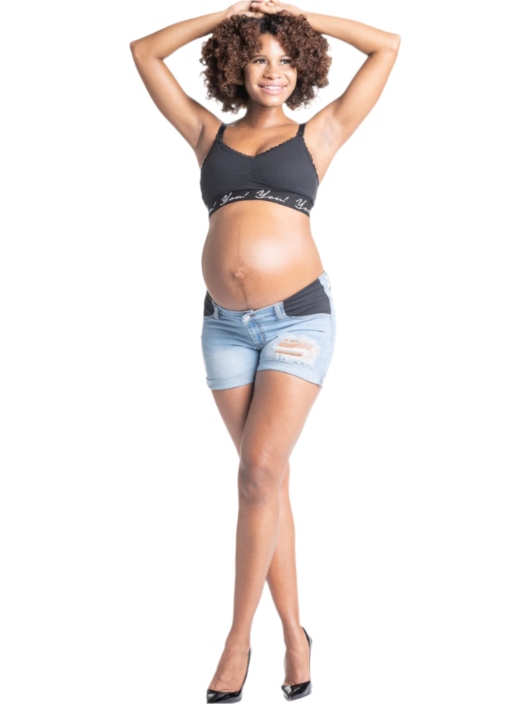 Soma Maternity Jean Shorts - HoneyBug 