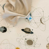 Stretch Knit Crib Sheet - Planets - HoneyBug 