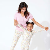 Fall Floral Bamboo Kids Pajamas - HoneyBug 