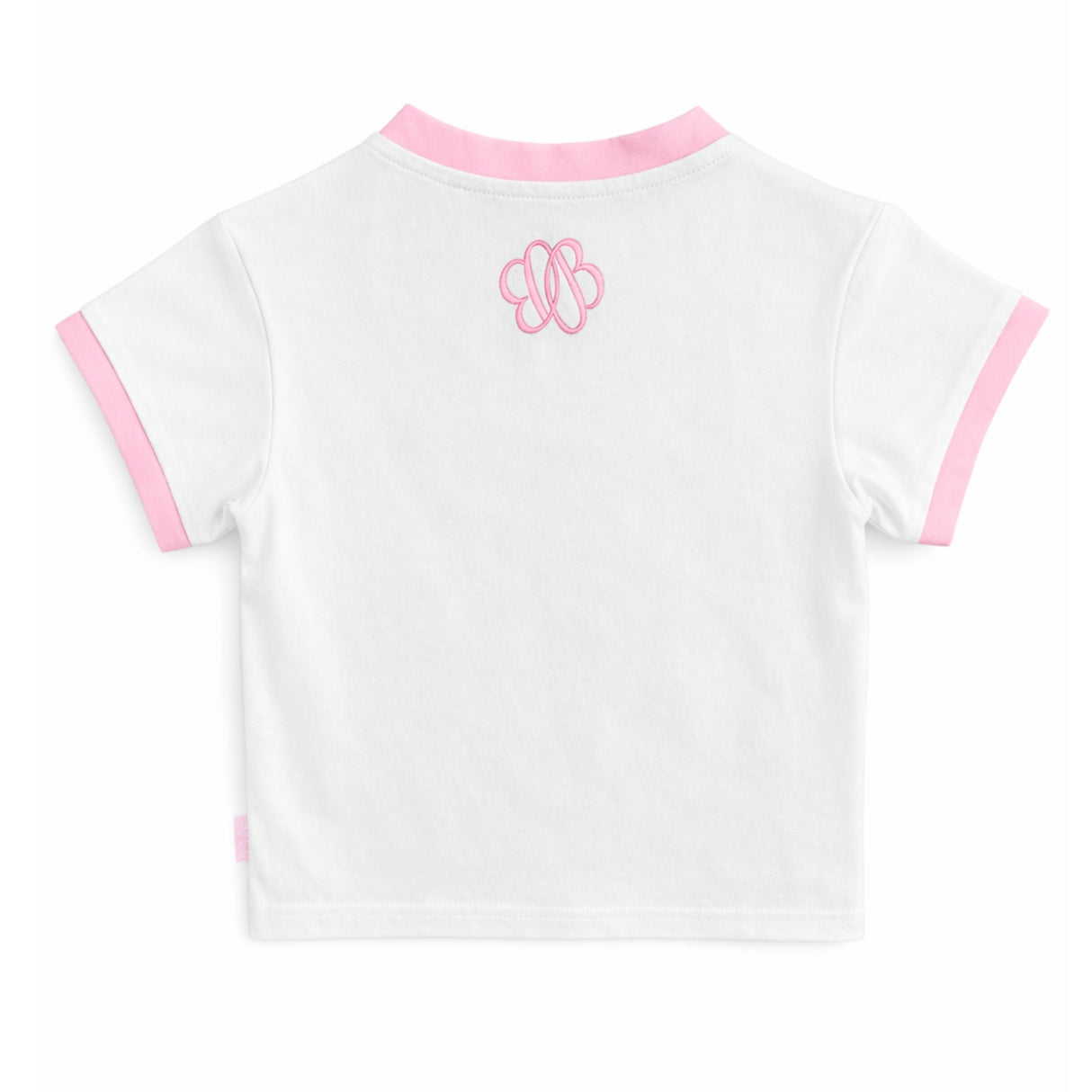 Pink Seersucker Pocket T-Shirt