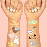 Cool Cat Tats - 42 Foil Temporary Tattoos