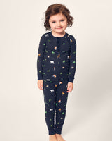Kid's Pima Snug Fit Pajama Set in Arctic Antics - HoneyBug 