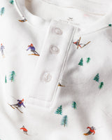Kid's Pima Snug Fit Pajama Set in Après Ski - HoneyBug 