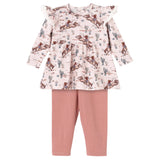 Prairie Princess Baby Girl's Western Bamboo Top & Legging - HoneyBug 
