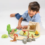 Wildlife Camping Playset - HoneyBug 