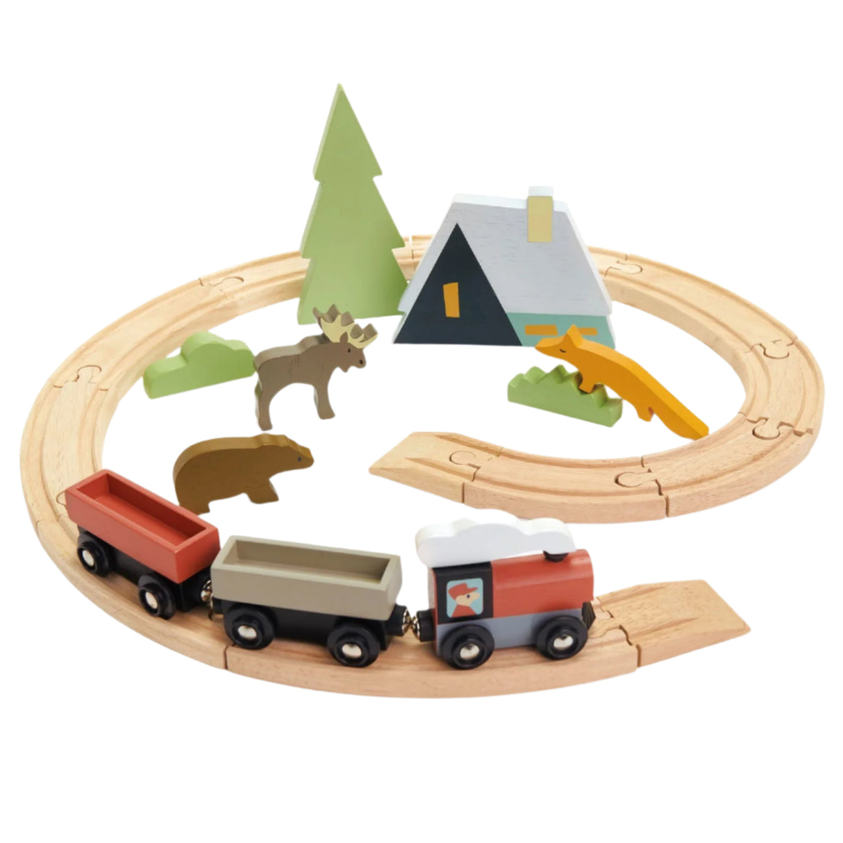 Treetops Train Set - HoneyBug 