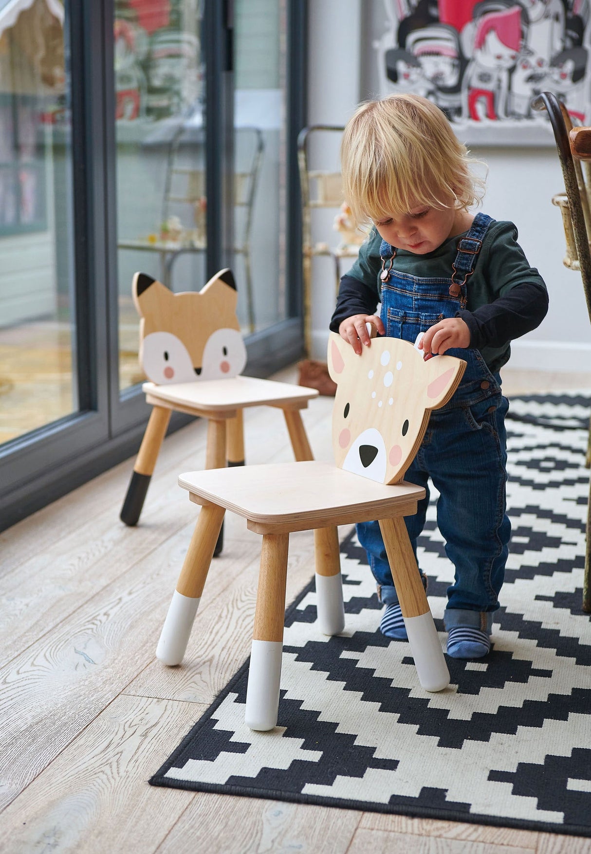 Forest Deer Chair - HoneyBug 