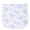 Blue Toile Burp Cloth - HoneyBug 