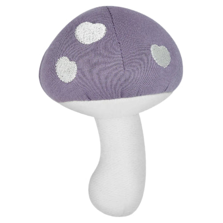 Mushroom Rattle - Lavender - HoneyBug 