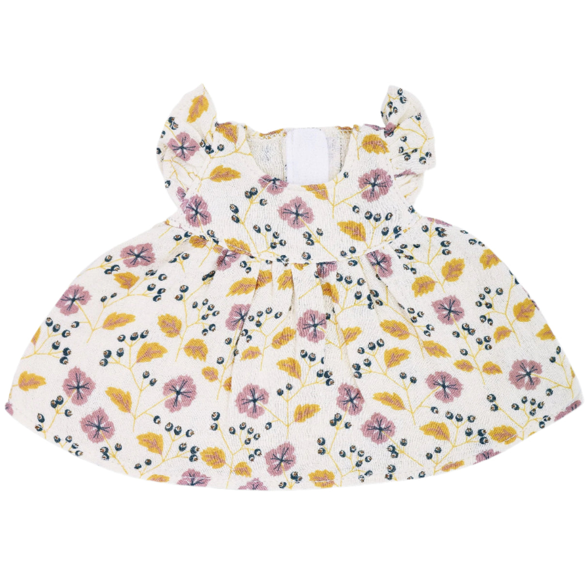 Doll Dress - Pink Flower - HoneyBug 