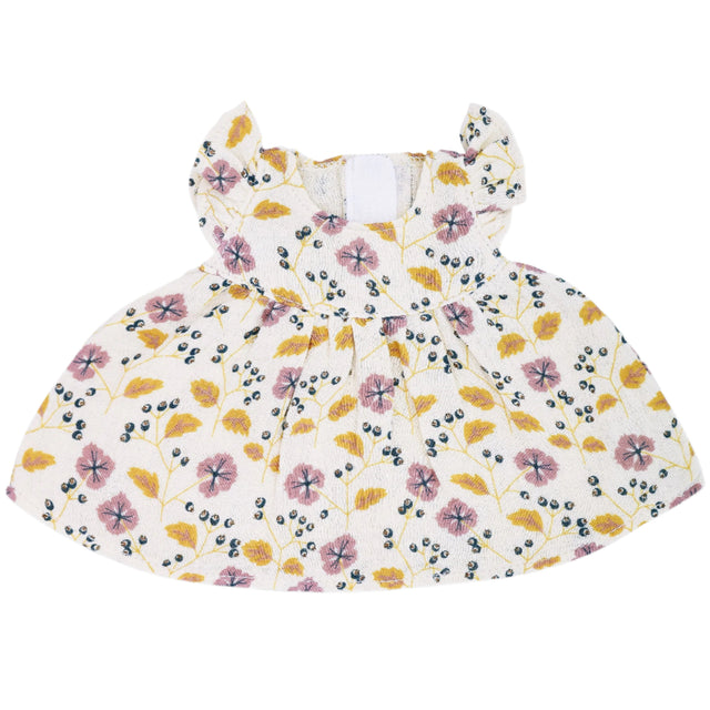 Doll Dress - Pink Flower - HoneyBug 