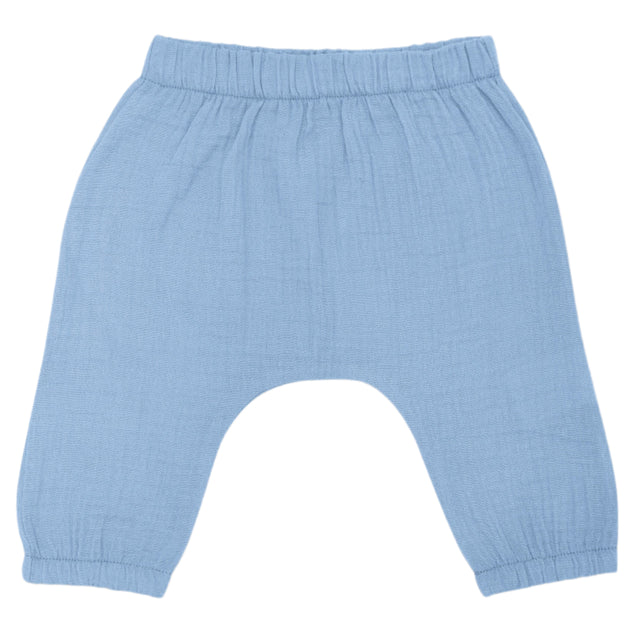 Muslin Pants - Blue - HoneyBug 