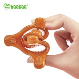 Haakaa Silicone Crown Teether - Clear - HoneyBug 