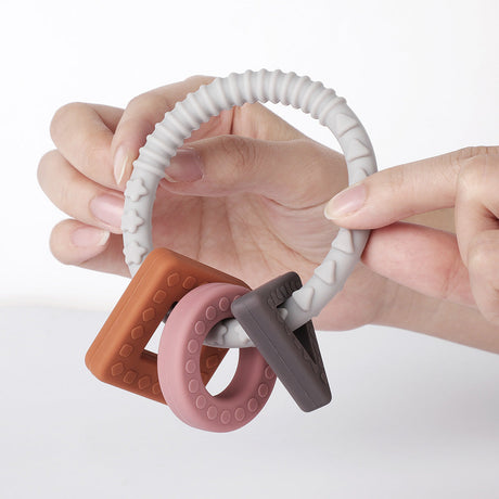 Haakaa Silicone Teething Ring - HoneyBug 