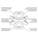 Haakaa Silicone Clover Teether 1 PK - HoneyBug 