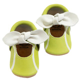 Tennis Match Knotted Bow Baby Shoe - HoneyBug 