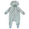Terry Zip Romper - HoneyBug 
