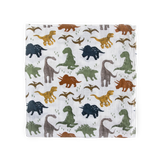 Cotton Muslin Swaddle Blanket 3 Pack - Dino Friends 2 - HoneyBug 