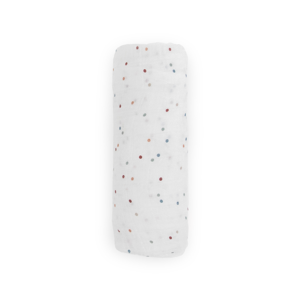Cotton Muslin Swaddle Blanket - Dots - HoneyBug 