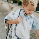 Original Cotton Muslin Quilt - Dino Friends - HoneyBug 