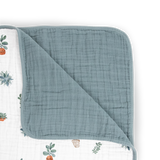 Original Cotton Muslin Quilt - Prickle Pots - HoneyBug 