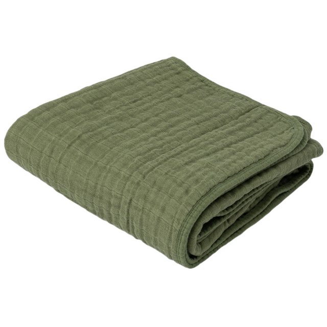 Original Cotton Muslin Quilt - Fern - HoneyBug 