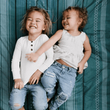 Outdoor Blanket - Shoreline Stripe - HoneyBug 