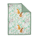 Cotton Muslin Toddler Bedding 3 Piece Set - Mighty Jungle - HoneyBug 