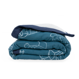 Cotton Muslin Toddler Comforter - Blast Off - HoneyBug 