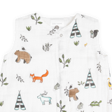 Cotton Muslin Sleep Bag - Forest Friends - HoneyBug 