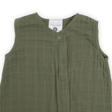 Cotton Muslin Sleep Bag - Fern - HoneyBug 