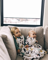 Cotton Muslin Sleep Bag - Woof - HoneyBug 