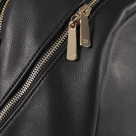 Skyline Backpack Black - Gold Hardware - HoneyBug 