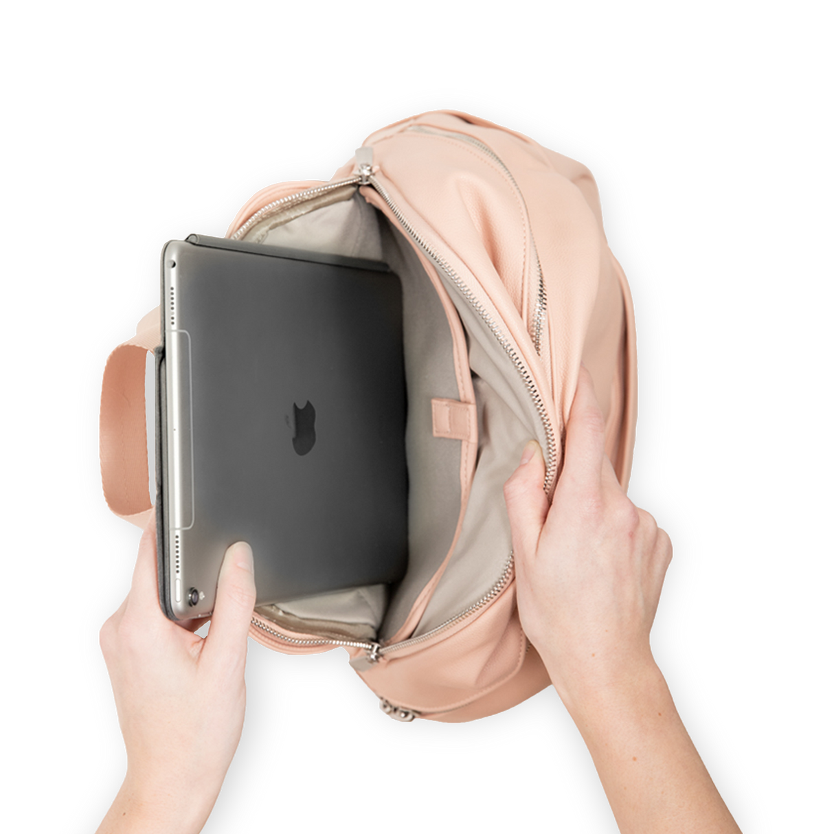 Skyline Backpack Cognac - Gold Hardware - HoneyBug 