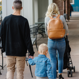 Skyline Backpack Cognac - Gold Hardware - HoneyBug 