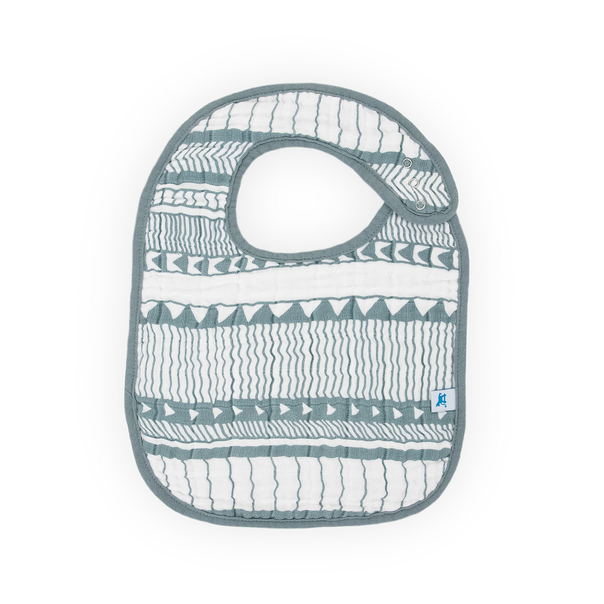 Cotton Muslin Classic Bib 3 pack - Bison - HoneyBug 