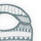 Cotton Muslin Classic Bib 3 pack - Bison - HoneyBug 